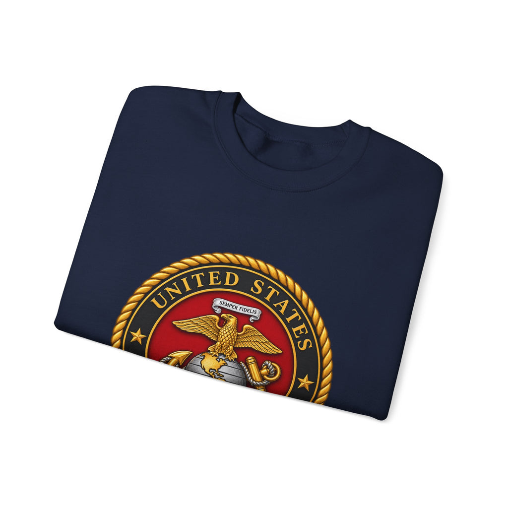 U.S. Marine Corps Emblem - Crewneck Sweatshirt