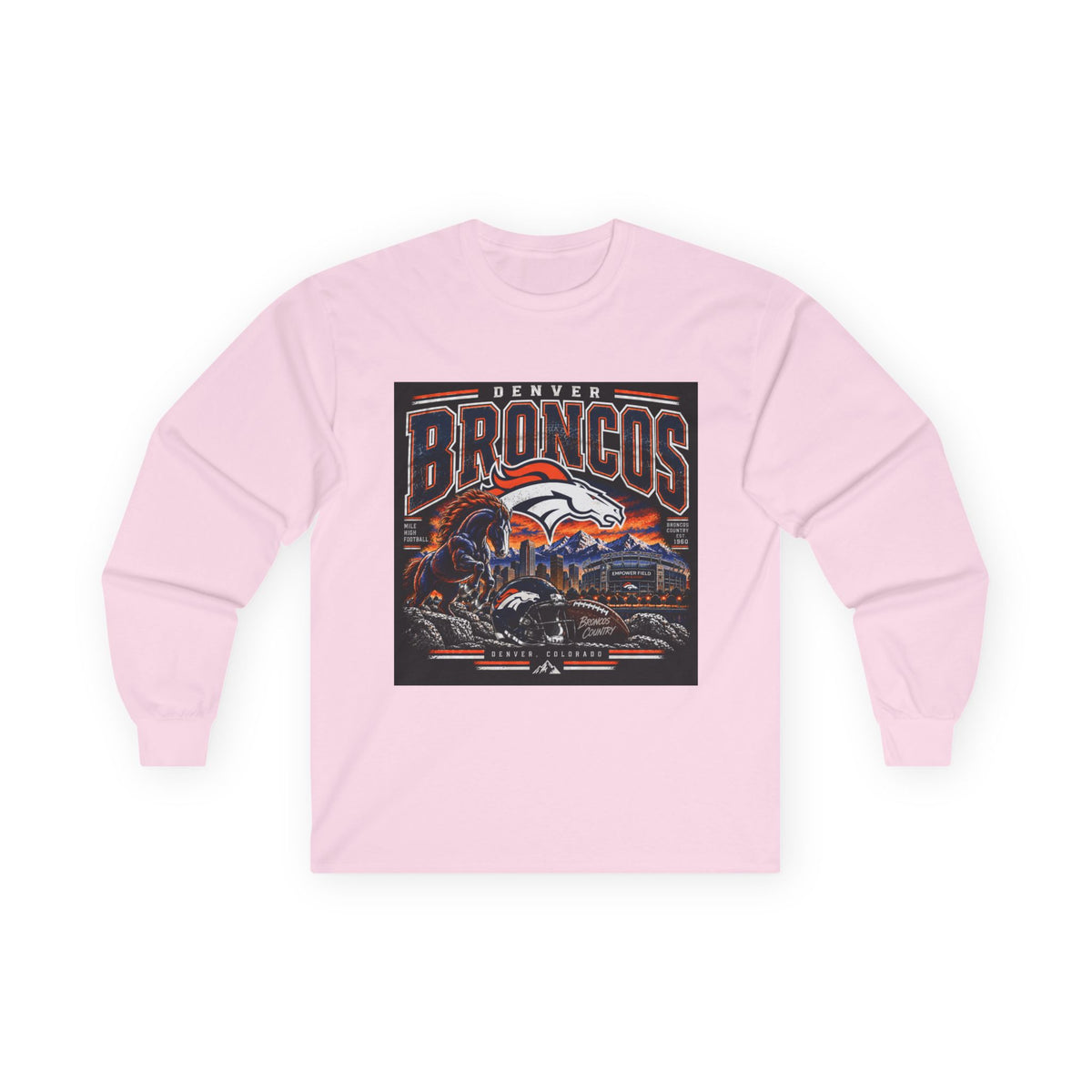 Denver Broncos Mile High Pride - Unisex Ultra Cotton Long Sleeve Tee