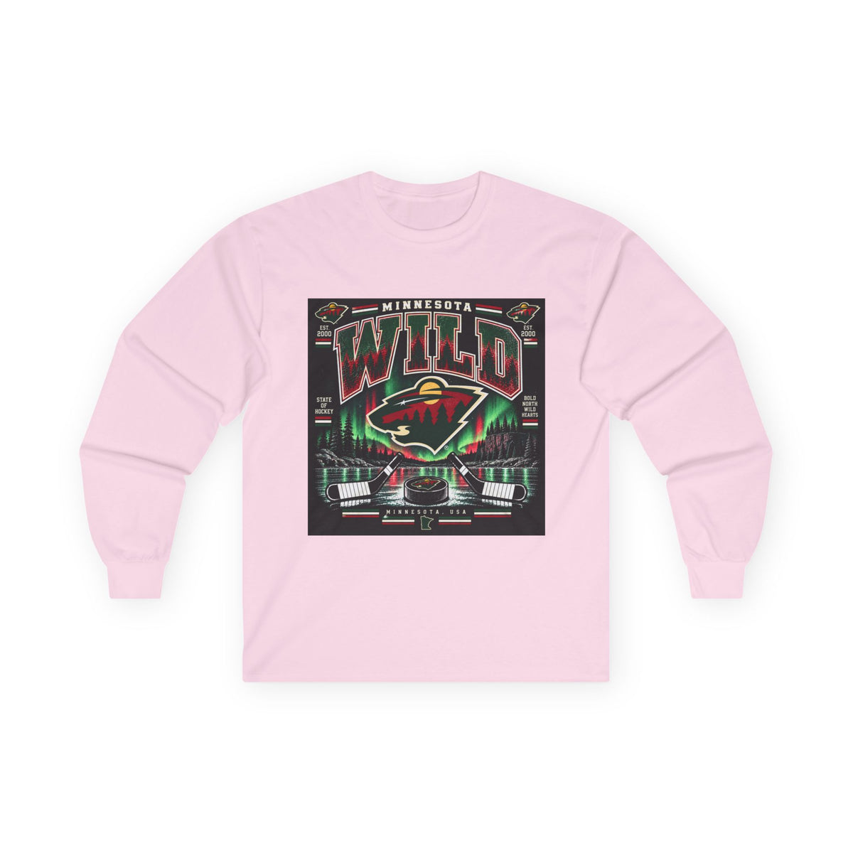 Wild North Hockey Tee - Unisex Ultra Cotton Long Sleeve Tee