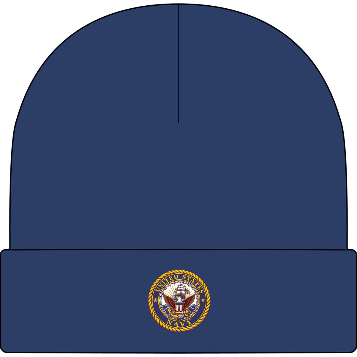U.S. Navy Emblem - AS Colour 1107 Cuff Beanie
