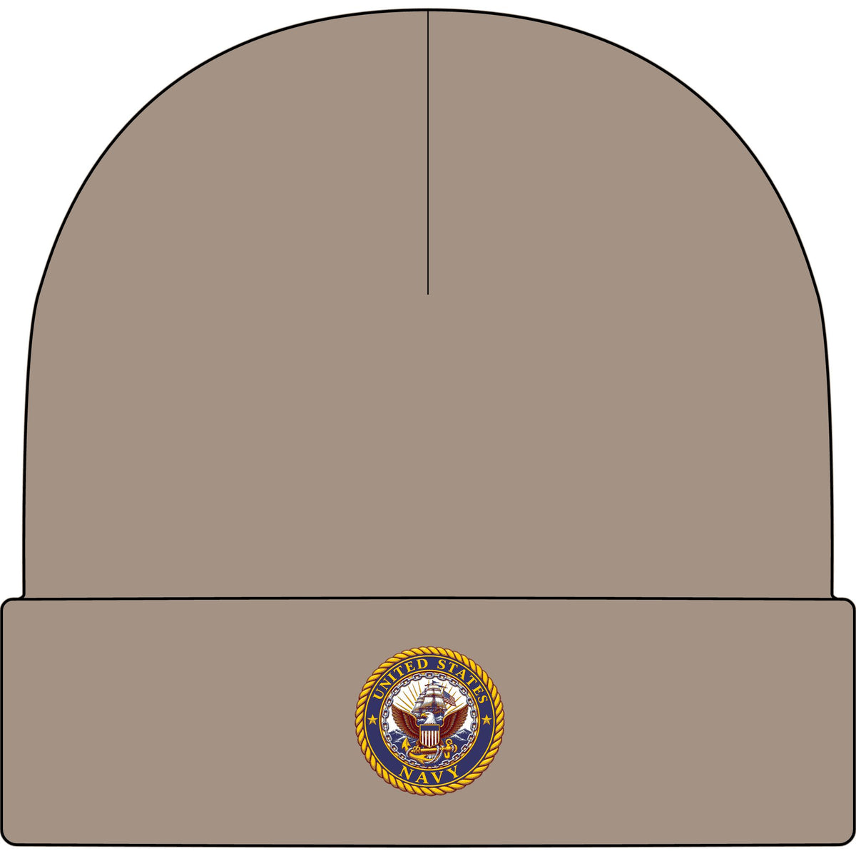 U.S. Navy Emblem - AS Colour 1107 Cuff Beanie