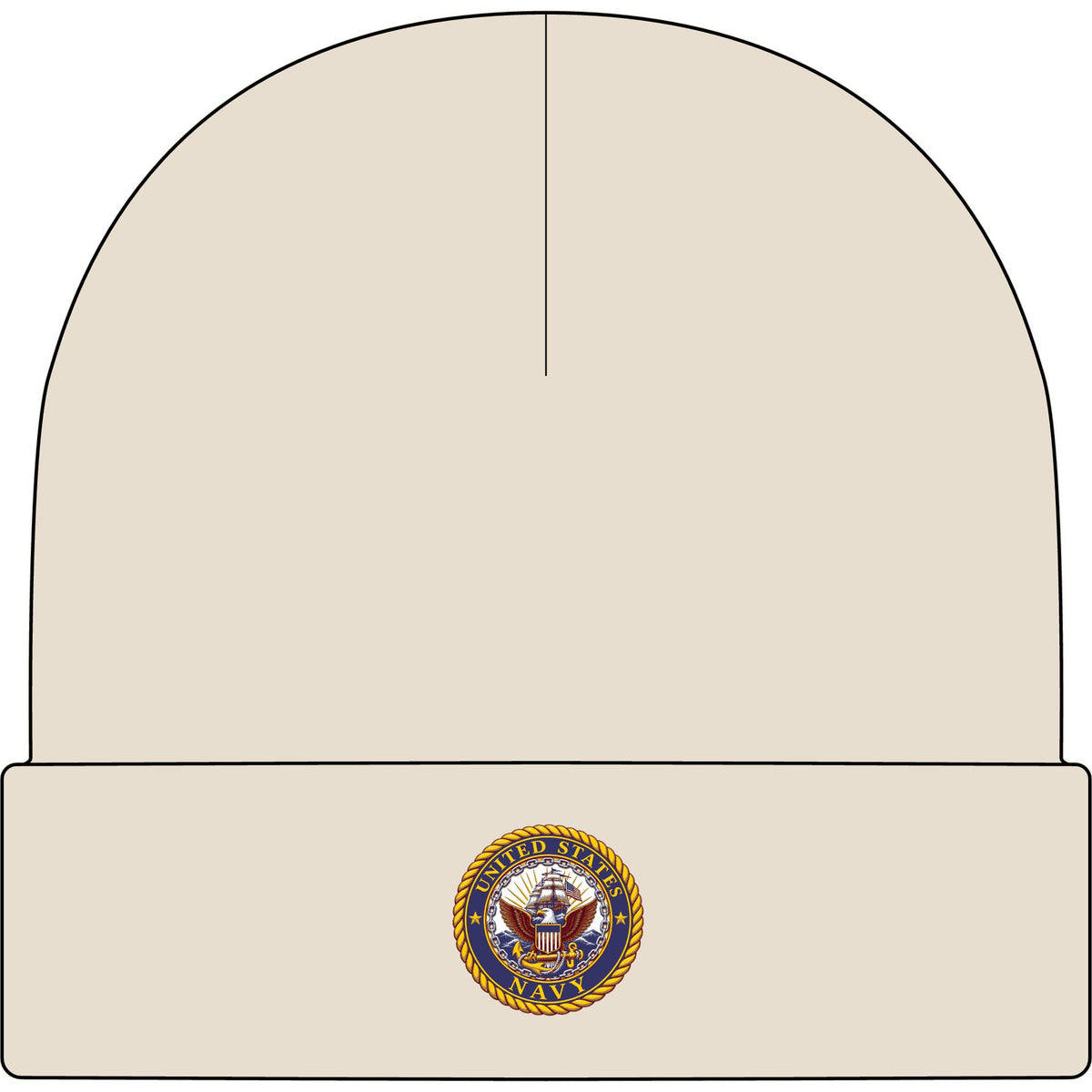 U.S. Navy Emblem - AS Colour 1107 Cuff Beanie