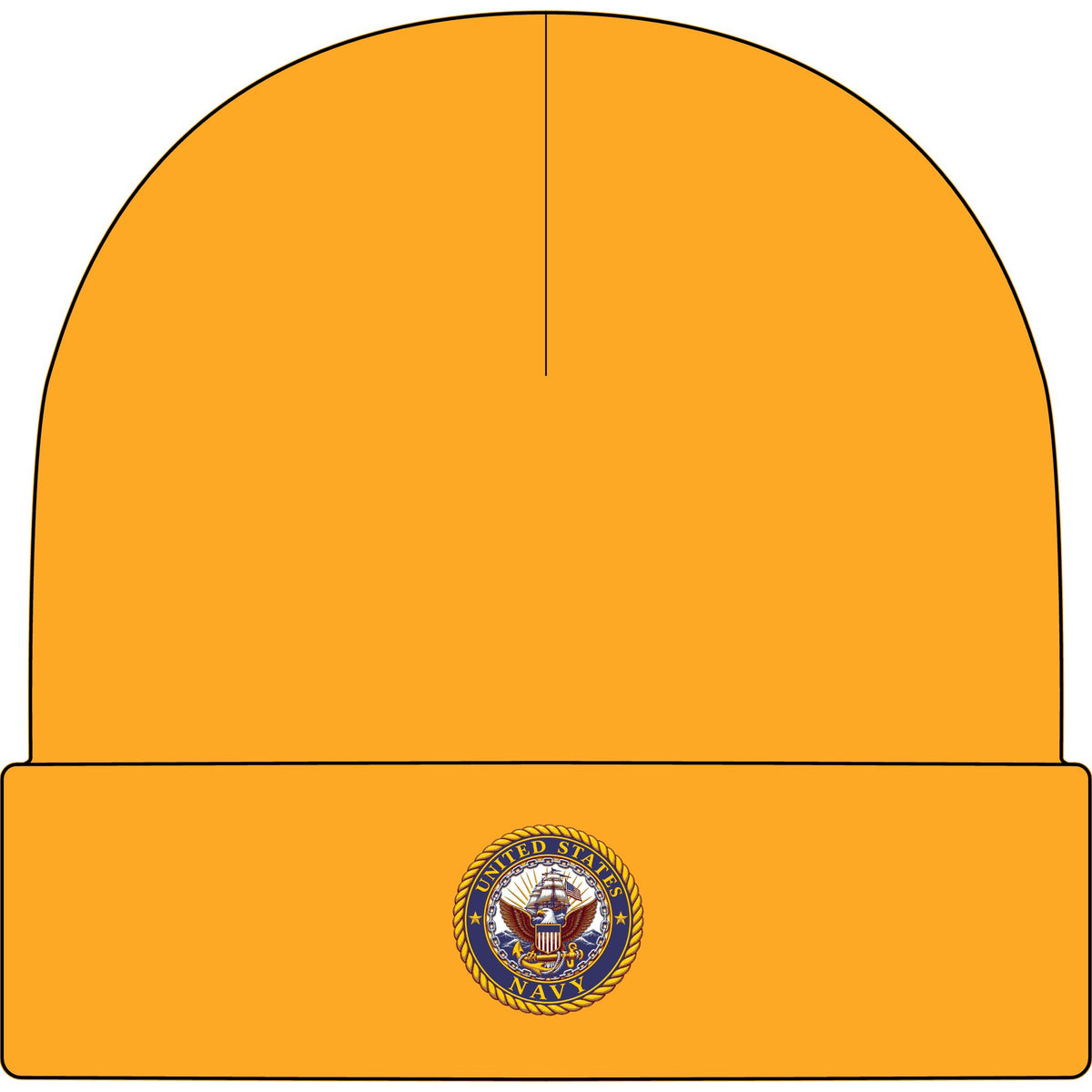 U.S. Navy Emblem - AS Colour 1107 Cuff Beanie