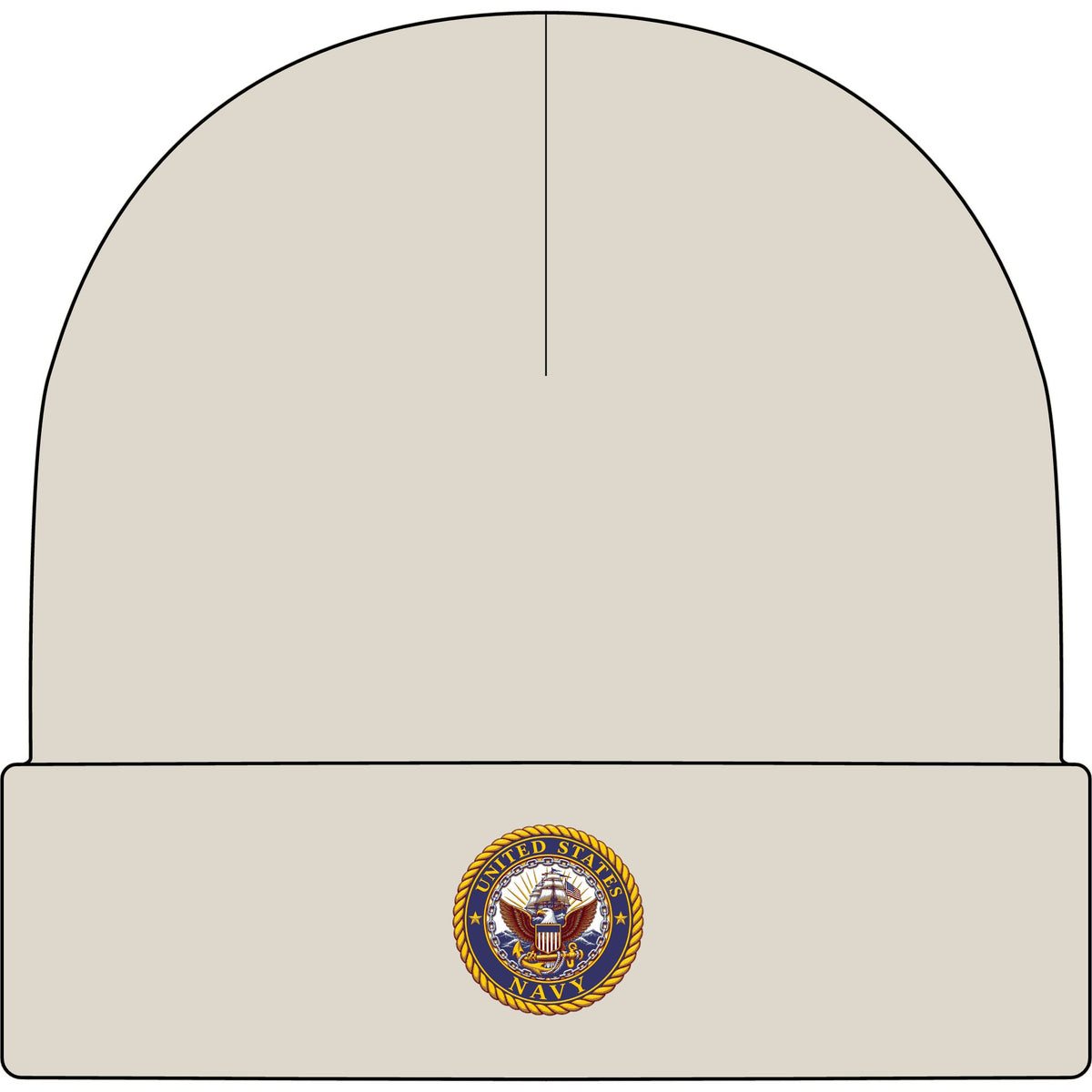U.S. Navy Emblem - AS Colour 1107 Cuff Beanie