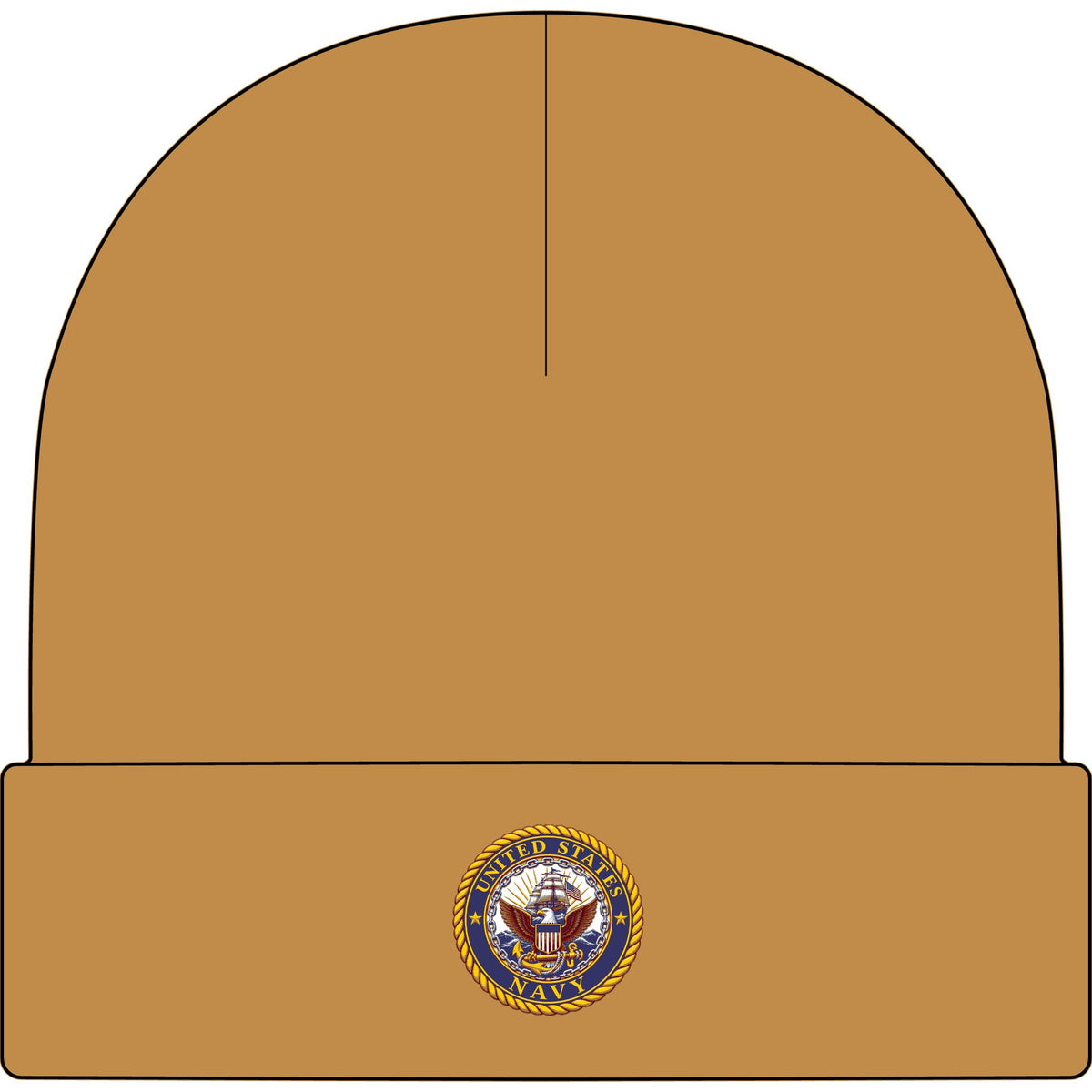 U.S. Navy Emblem - AS Colour 1107 Cuff Beanie