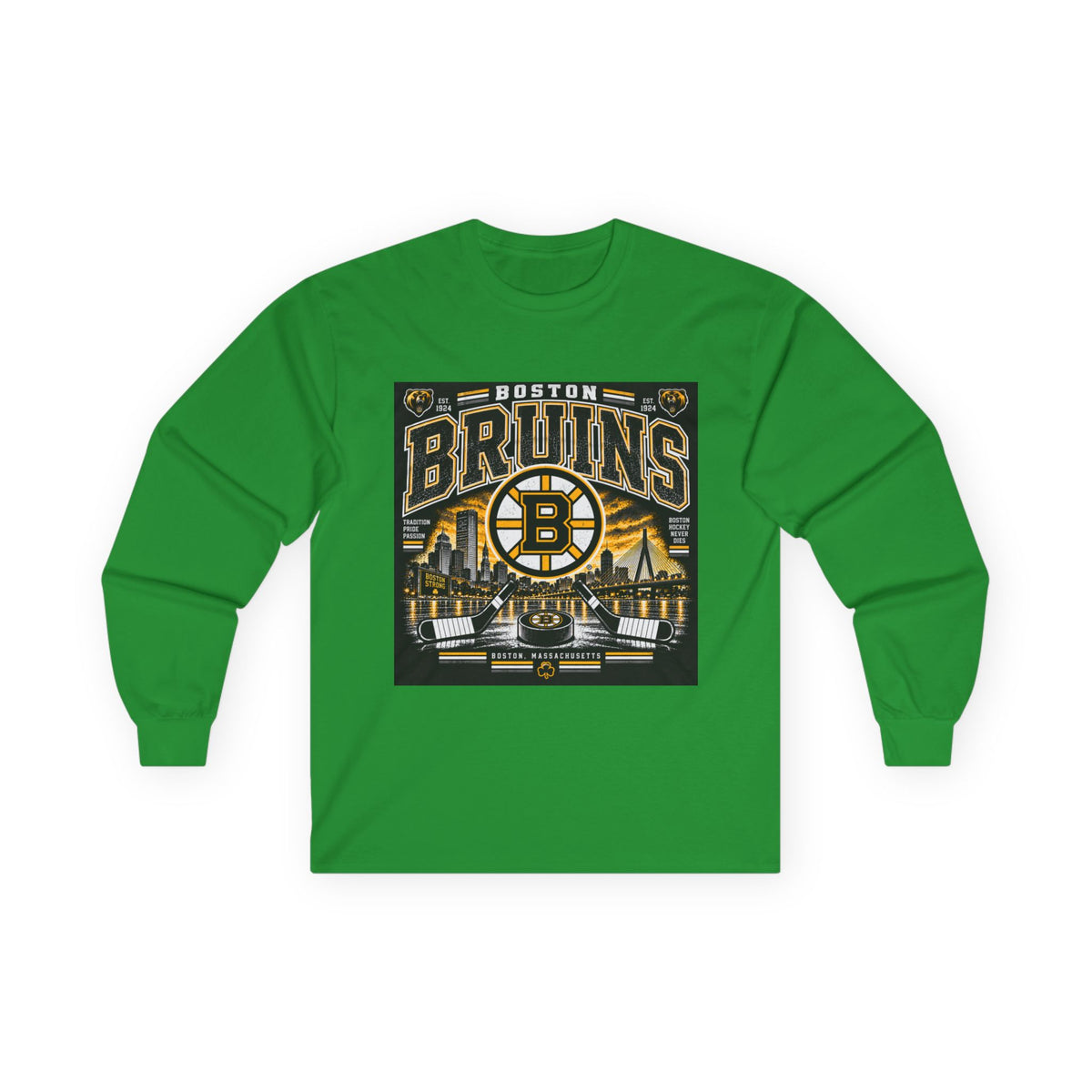 Boston Bruins Heritage - Unisex Ultra Cotton Long Sleeve Tee