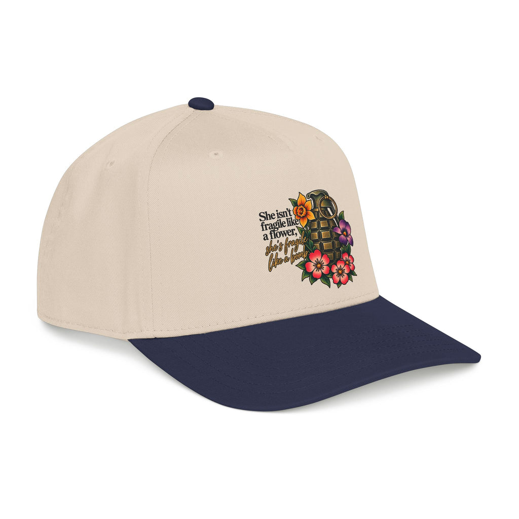 Fragile Like a Bomb - Floral Grenade - OTTO Baseball Hat