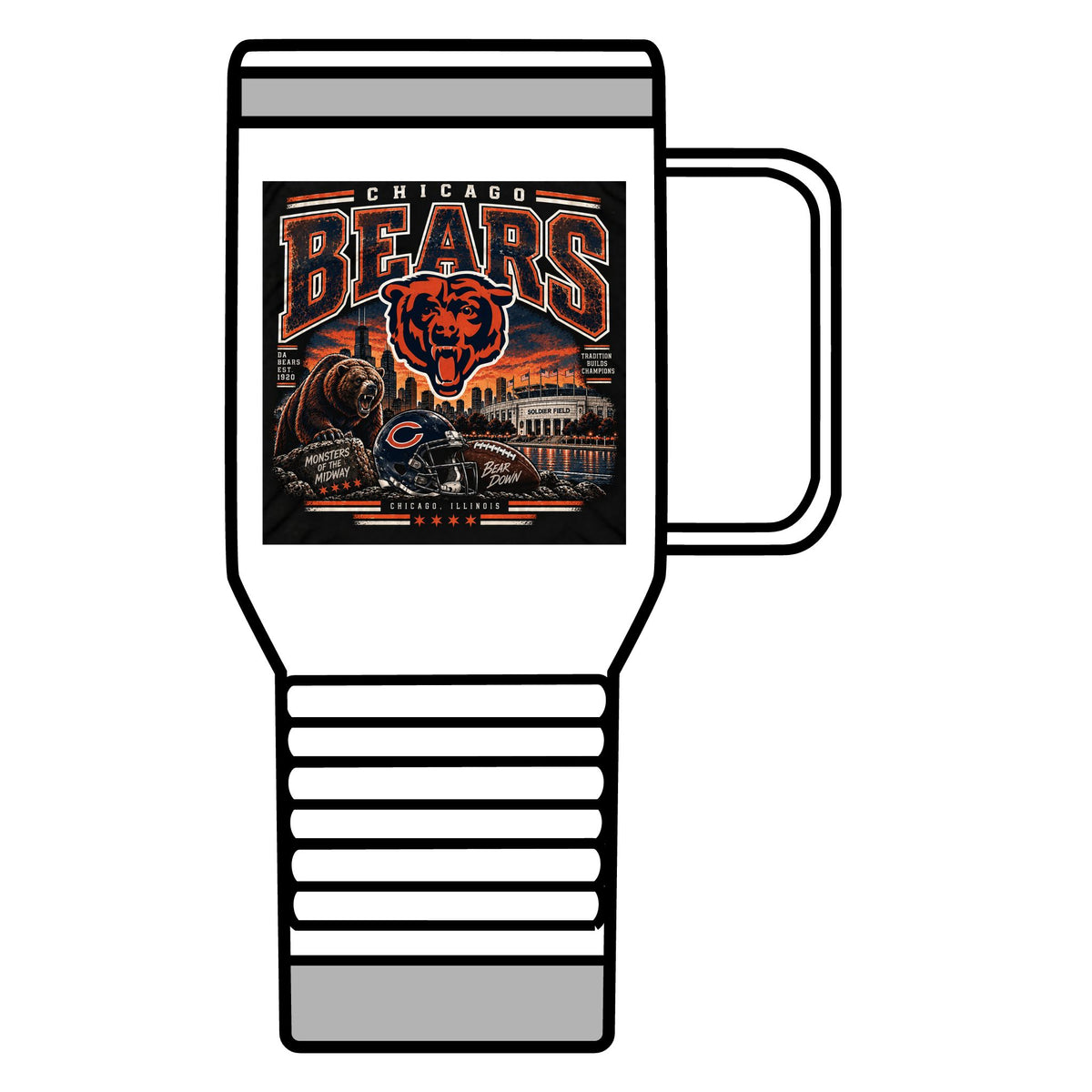 Chicago Bears Pride - 20oz Insulated Mug