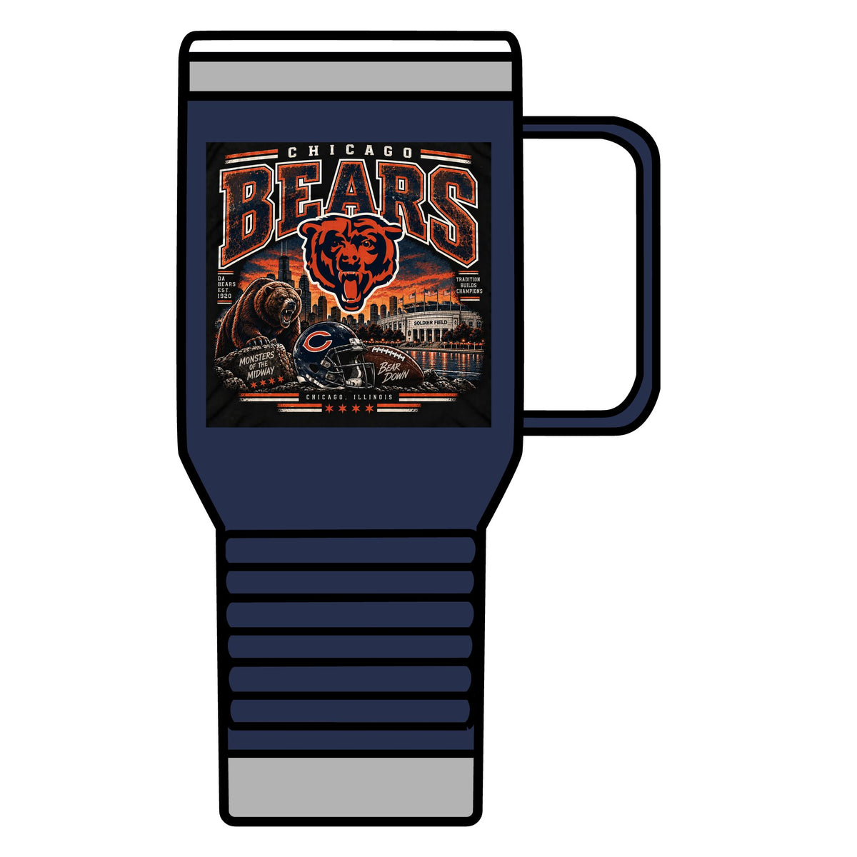 Chicago Bears Pride - 20oz Insulated Mug