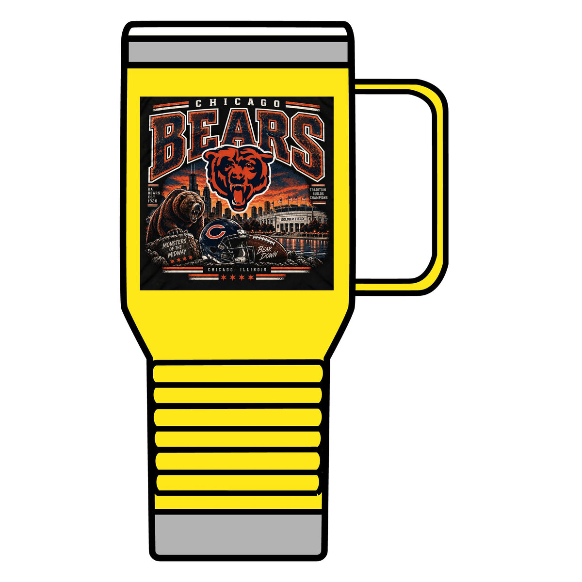 Chicago Bears Pride - 20oz Insulated Mug