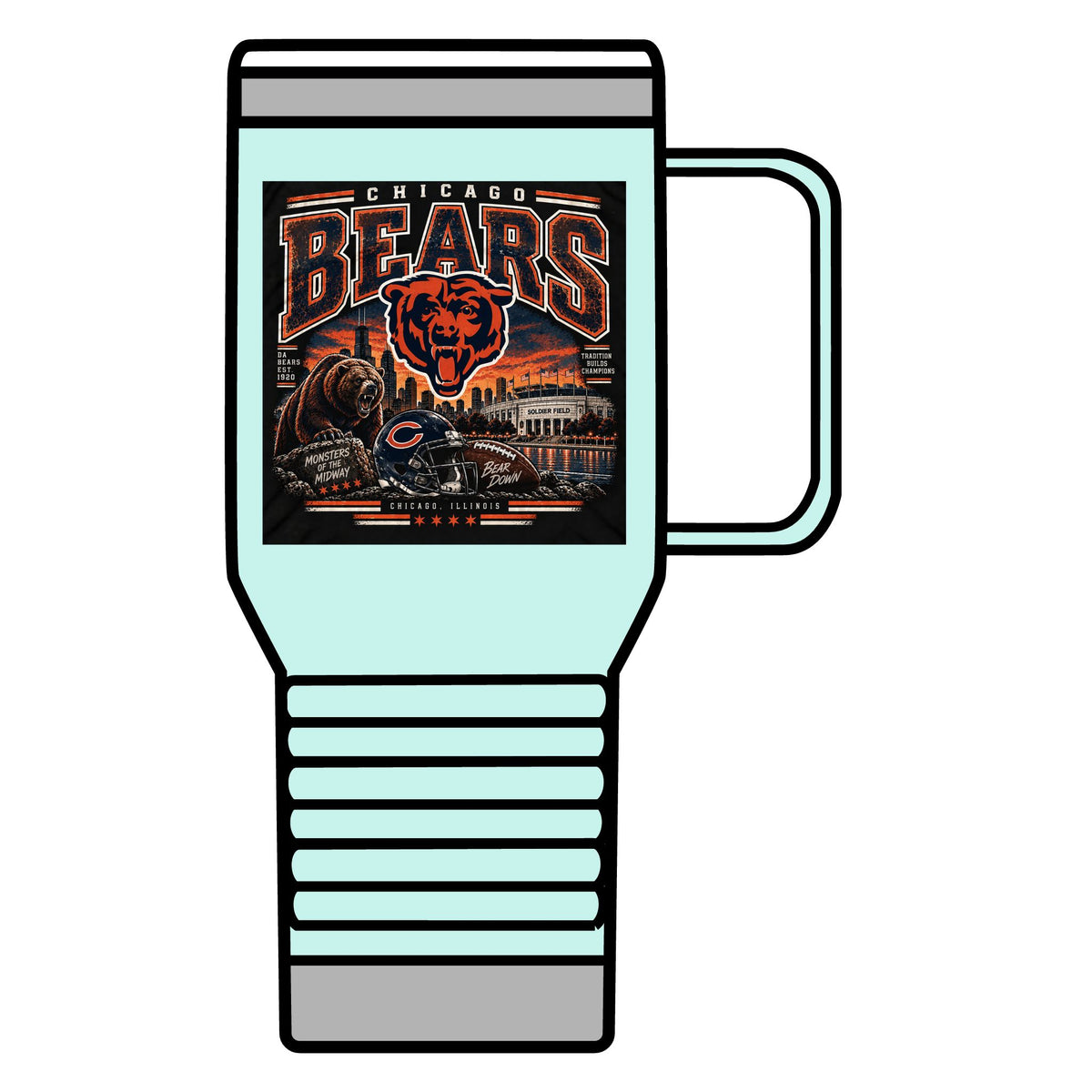 Chicago Bears Pride - 20oz Insulated Mug