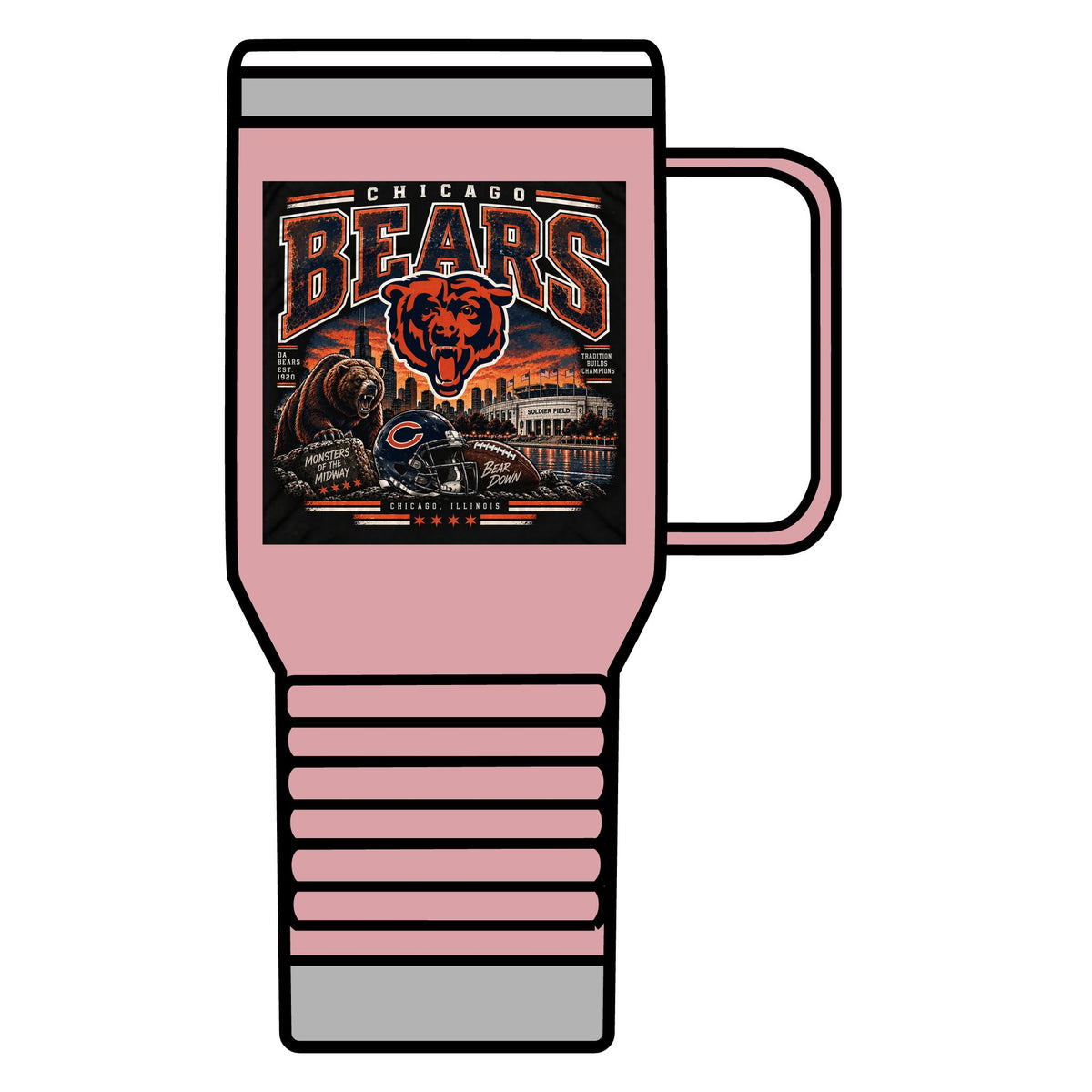 Chicago Bears Pride - 20oz Insulated Mug