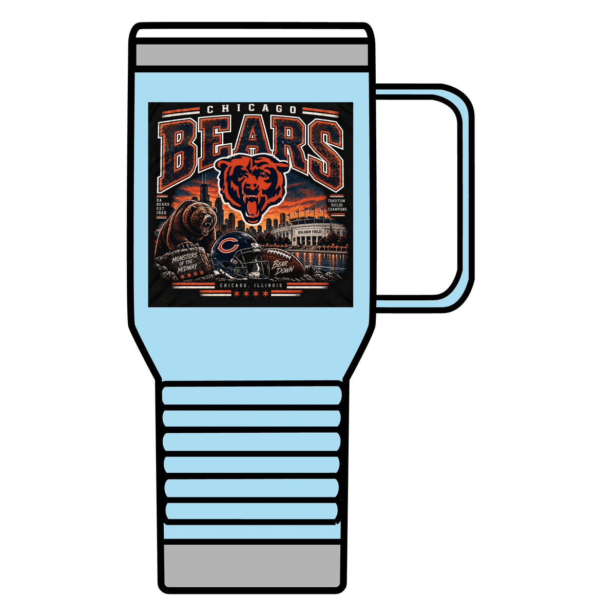 Chicago Bears Pride - 20oz Insulated Mug