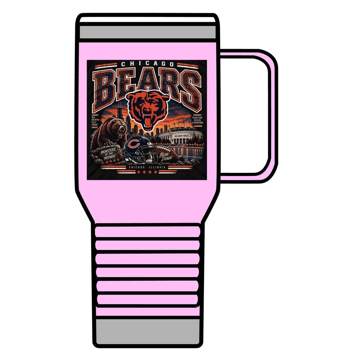 Chicago Bears Pride - 20oz Insulated Mug