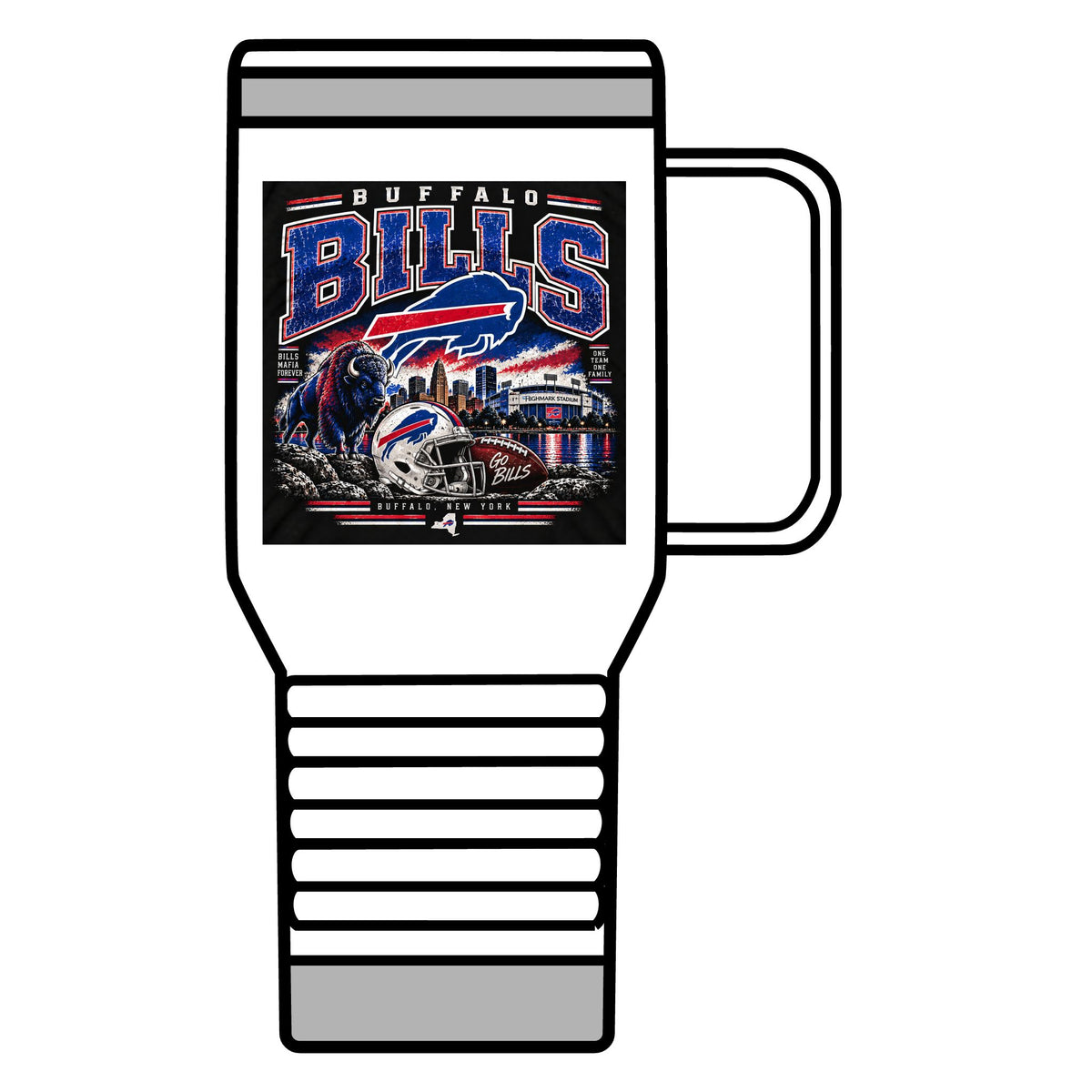 Buffalo Bills Dynasty - 20oz Insulated Mug