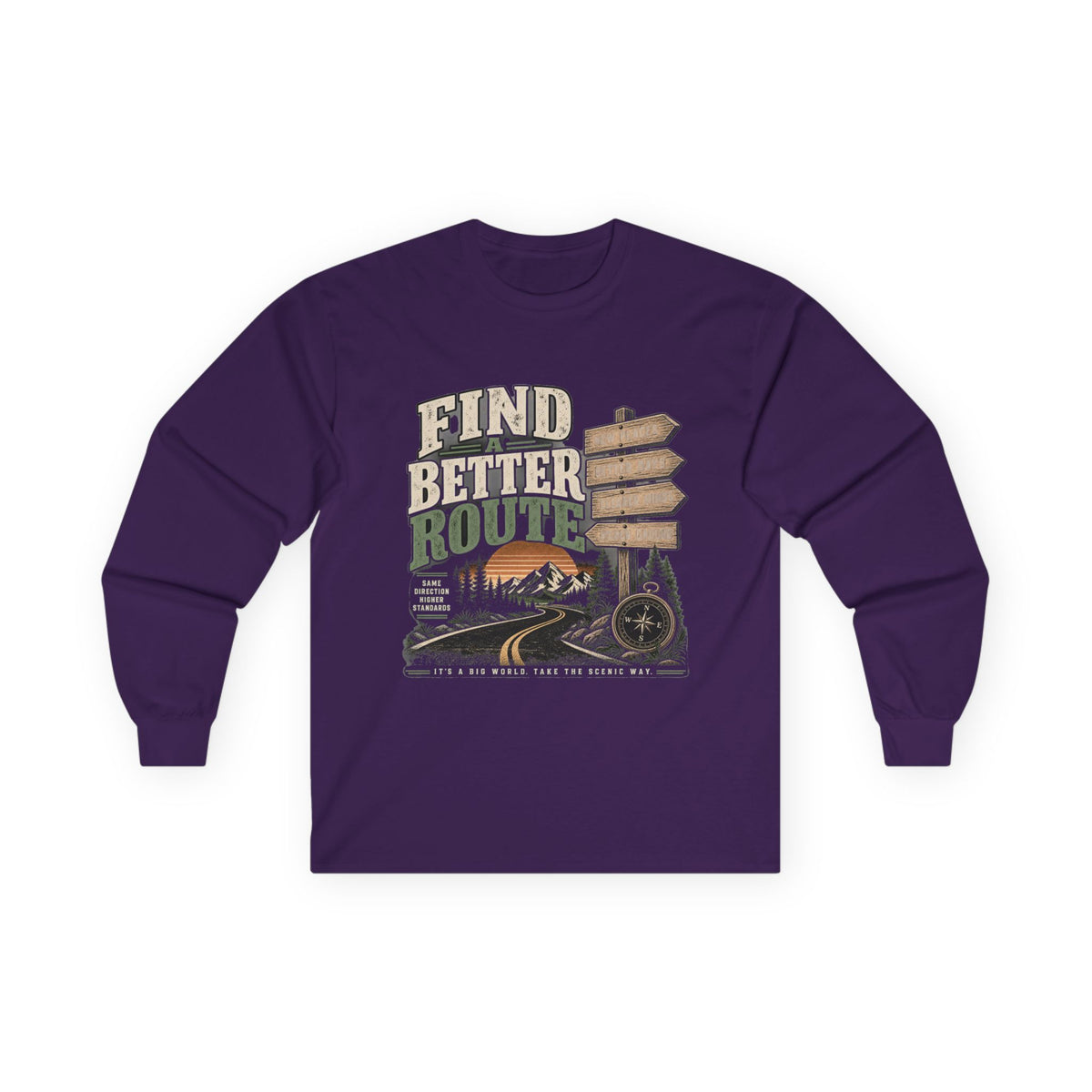 Find A Better Route - Unisex Ultra Cotton Long Sleeve Tee