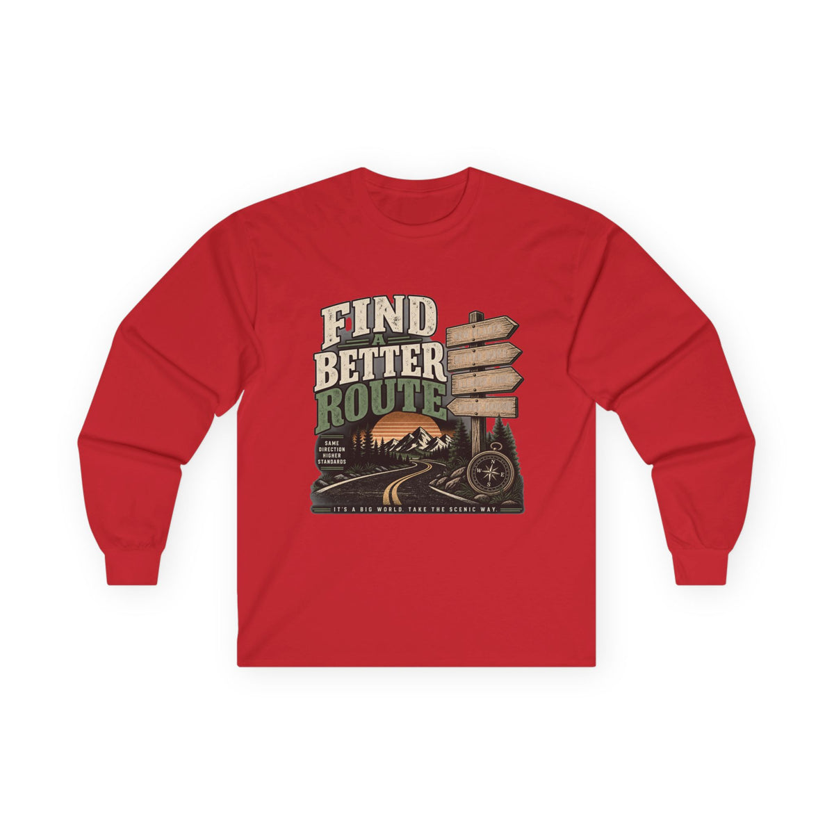 Find A Better Route - Unisex Ultra Cotton Long Sleeve Tee