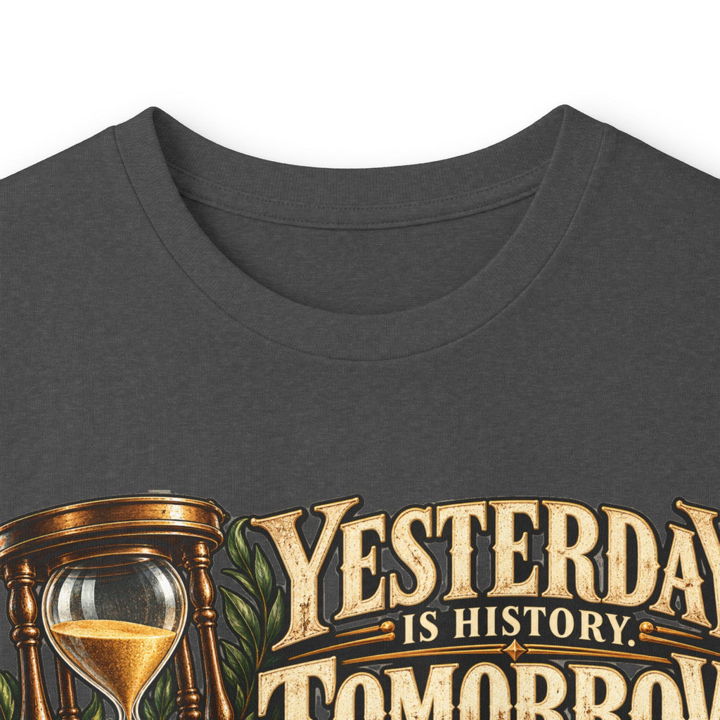 Yesterday Tomorrow Today - Transparent - Unisex Ultra Cotton Long Sleeve Tee