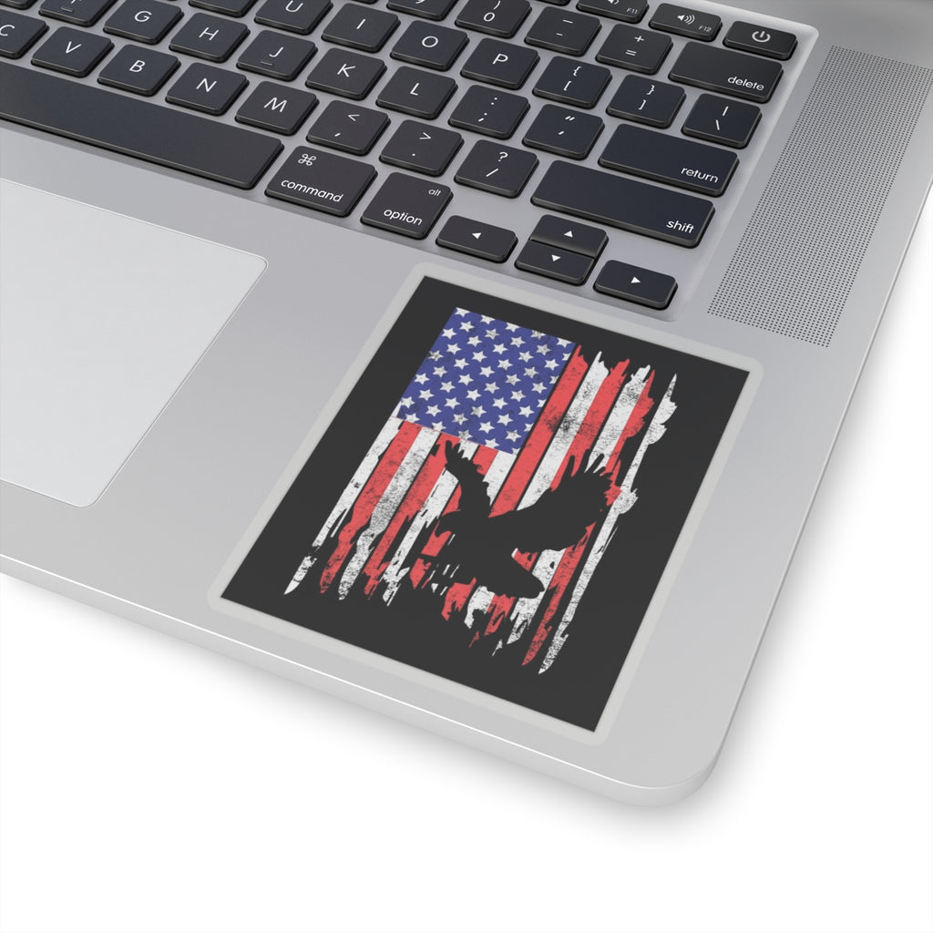 Old Glory Eagle - Kiss-Cut Sticker