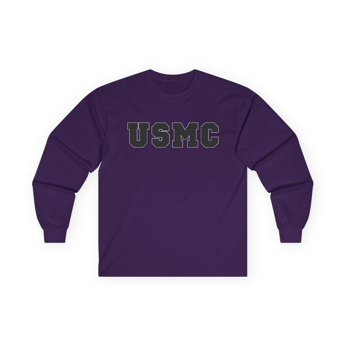 Marine Corps Varsity - Unisex Ultra Cotton Long Sleeve Tee