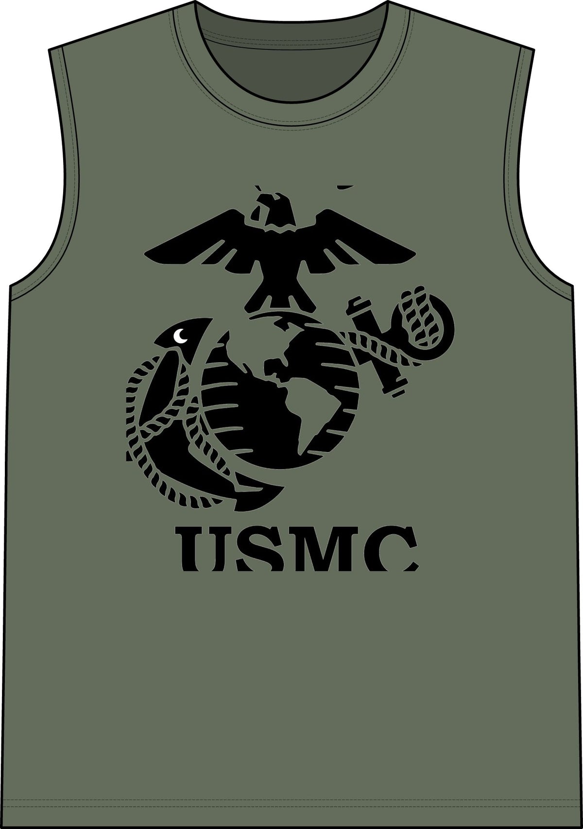 Semper Fi Emblem - Classic Tank
