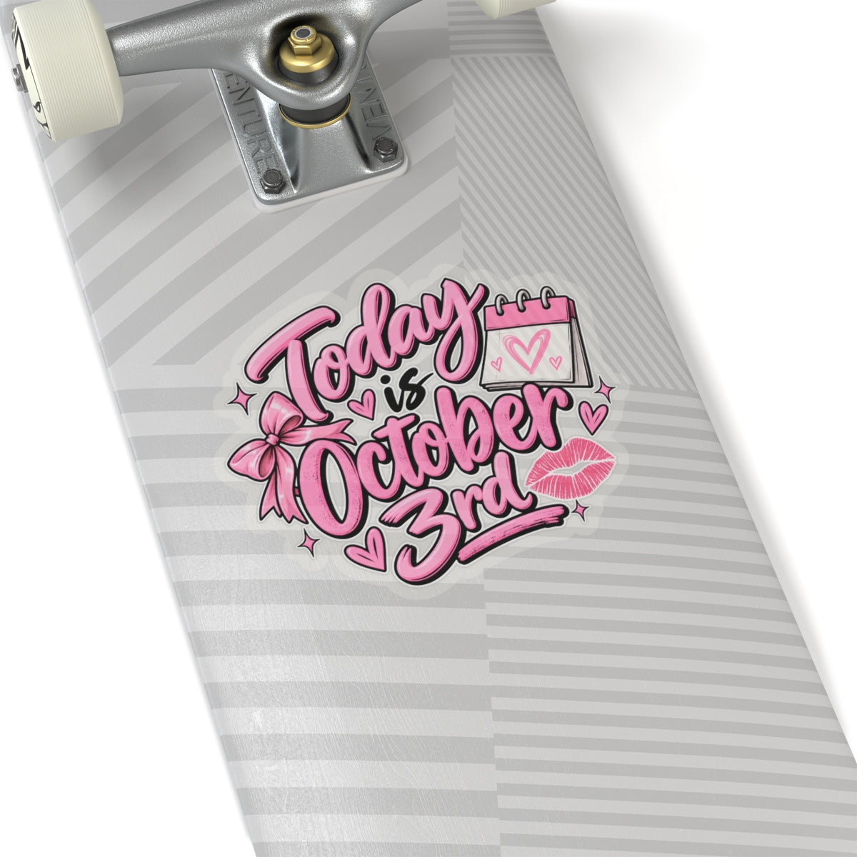 Today Is October 3rd - Kiss-Cut Sticker