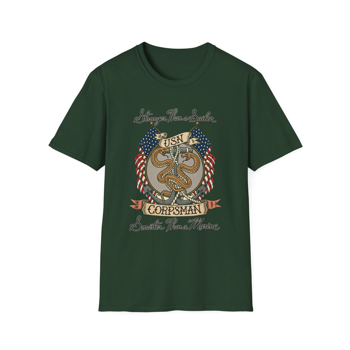 Corpsman Pride Crest - Classic Tee