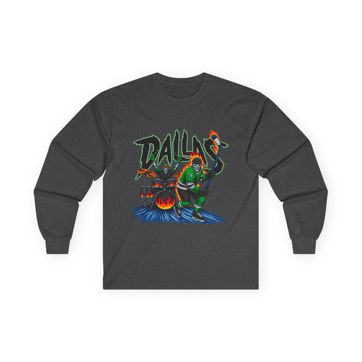 Dallas Stars Skeleton - Unisex Ultra Cotton Long Sleeve Tee