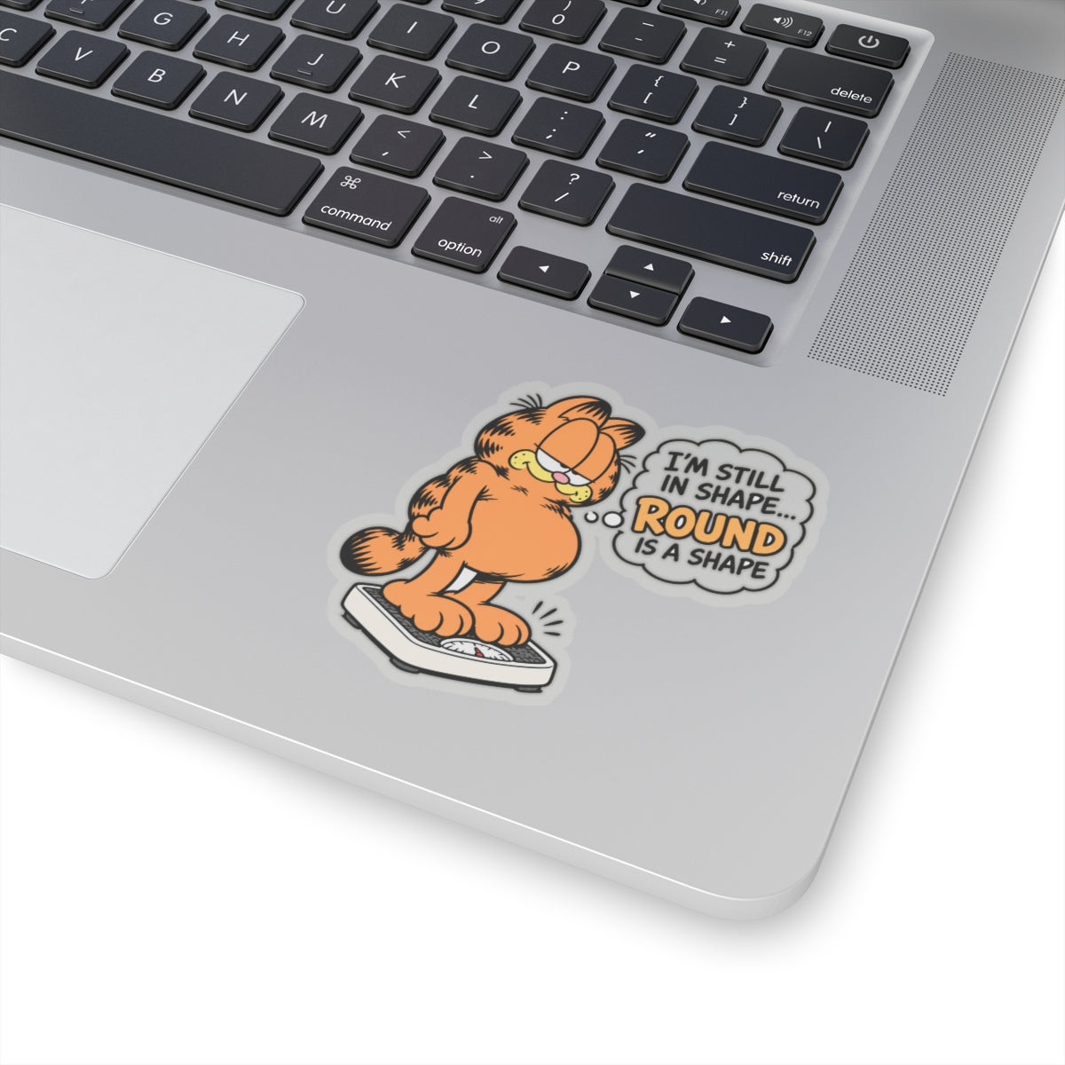 Round Shape Garfield - Kiss-Cut Sticker