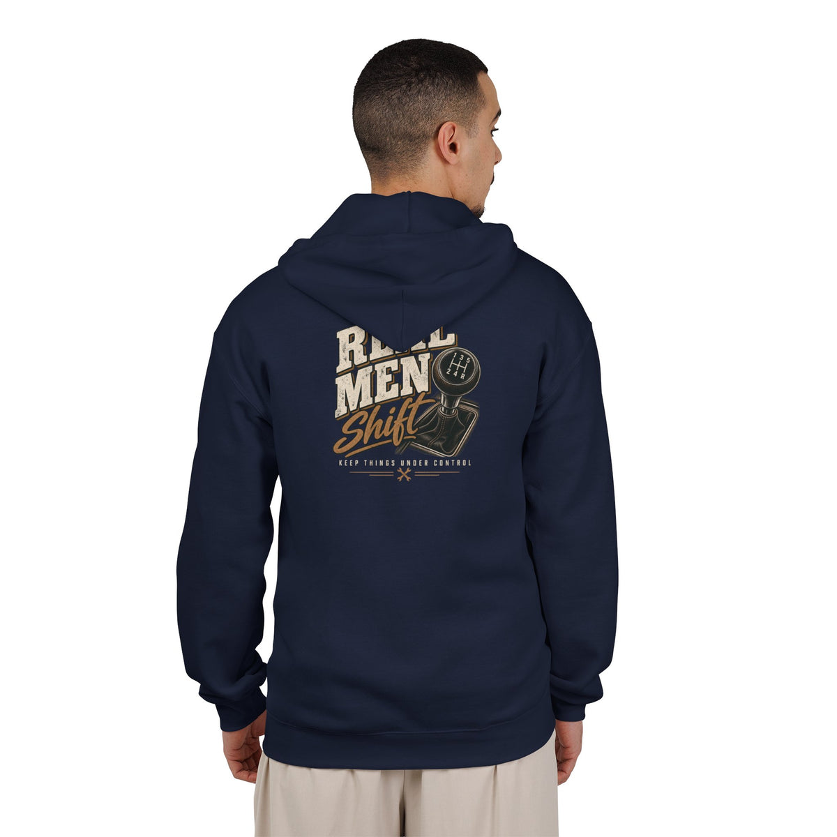 Real Men Shift - Full-Zip Hooded Sweatshirt