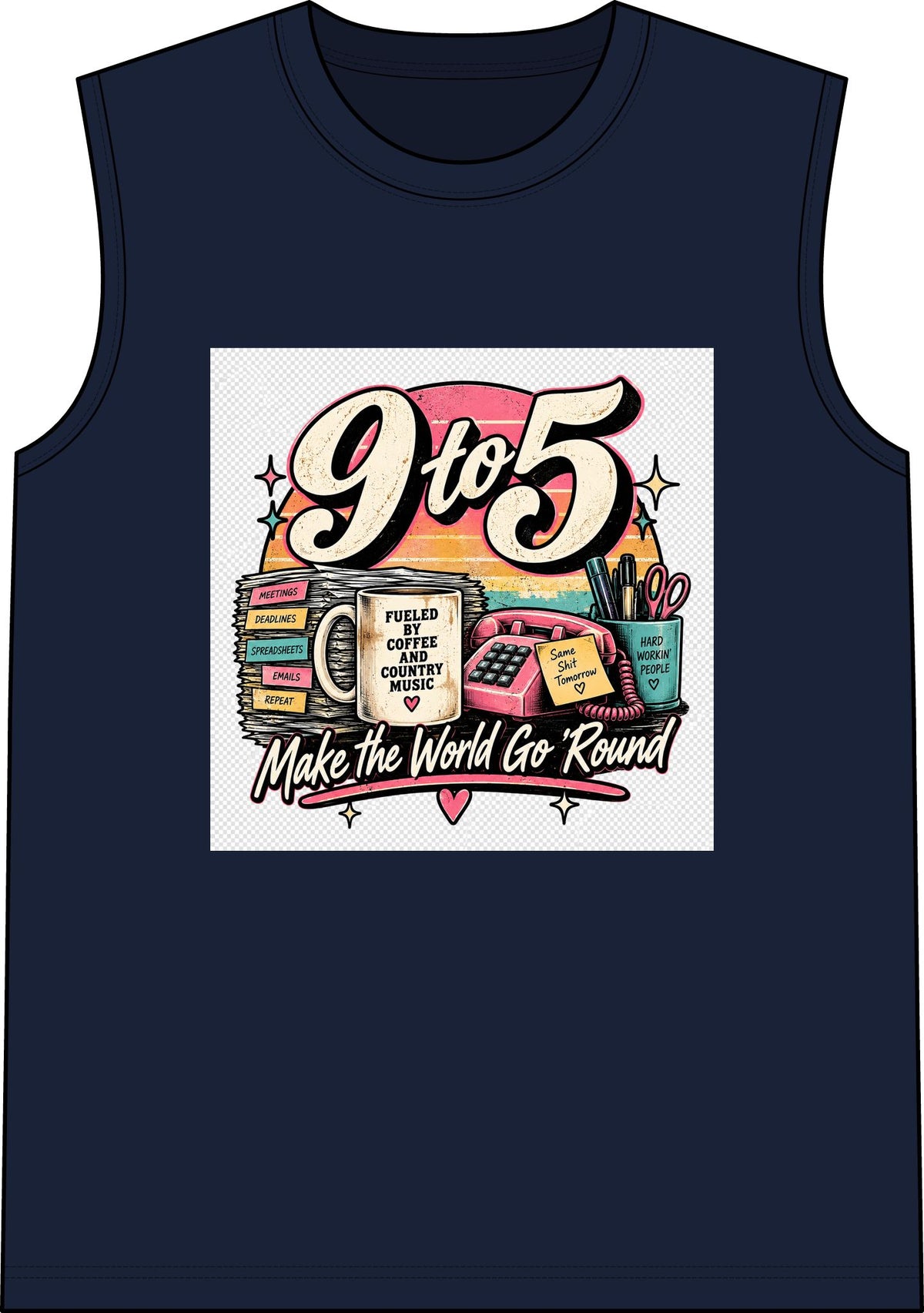 9to5 Make the World Go Round - Classic Tank