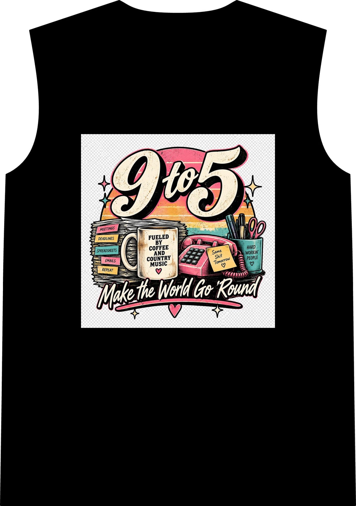 9to5 Make the World Go Round - Classic Tank