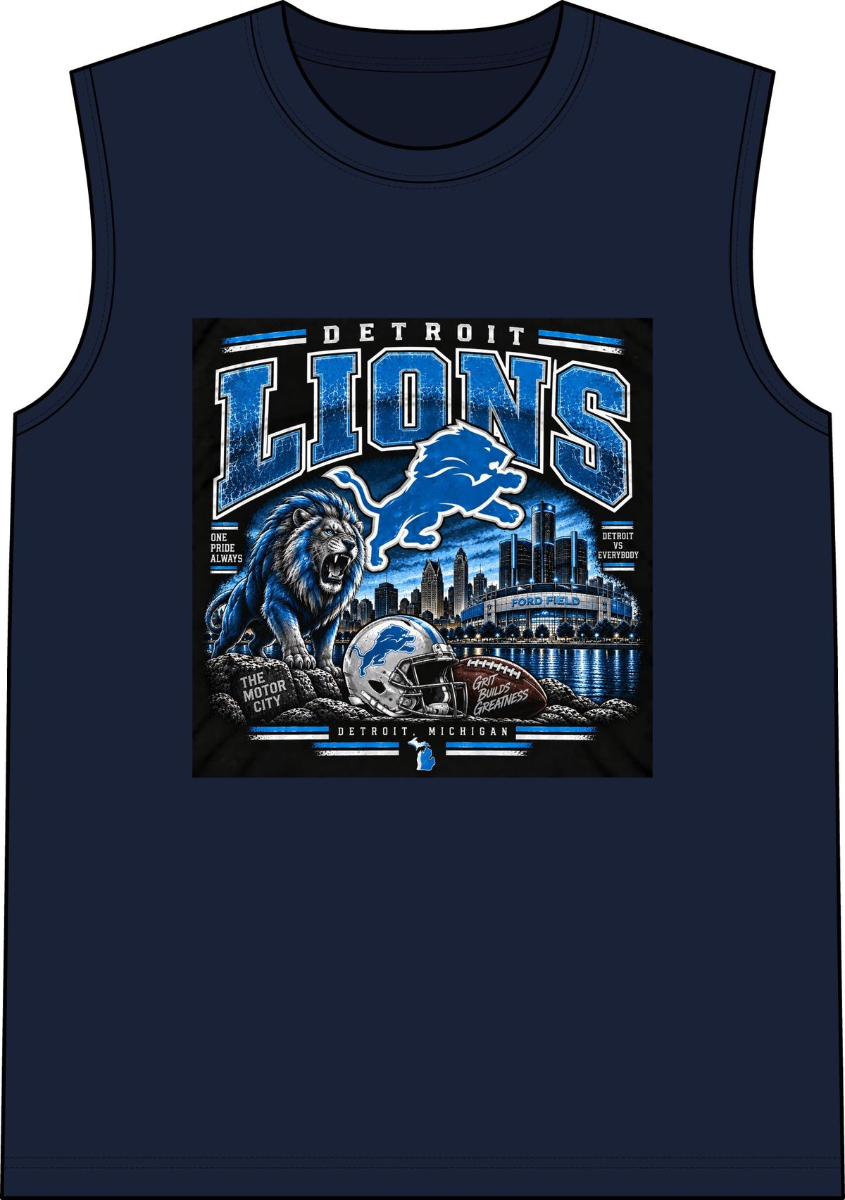 Detroit Lions Grit - Classic Tank