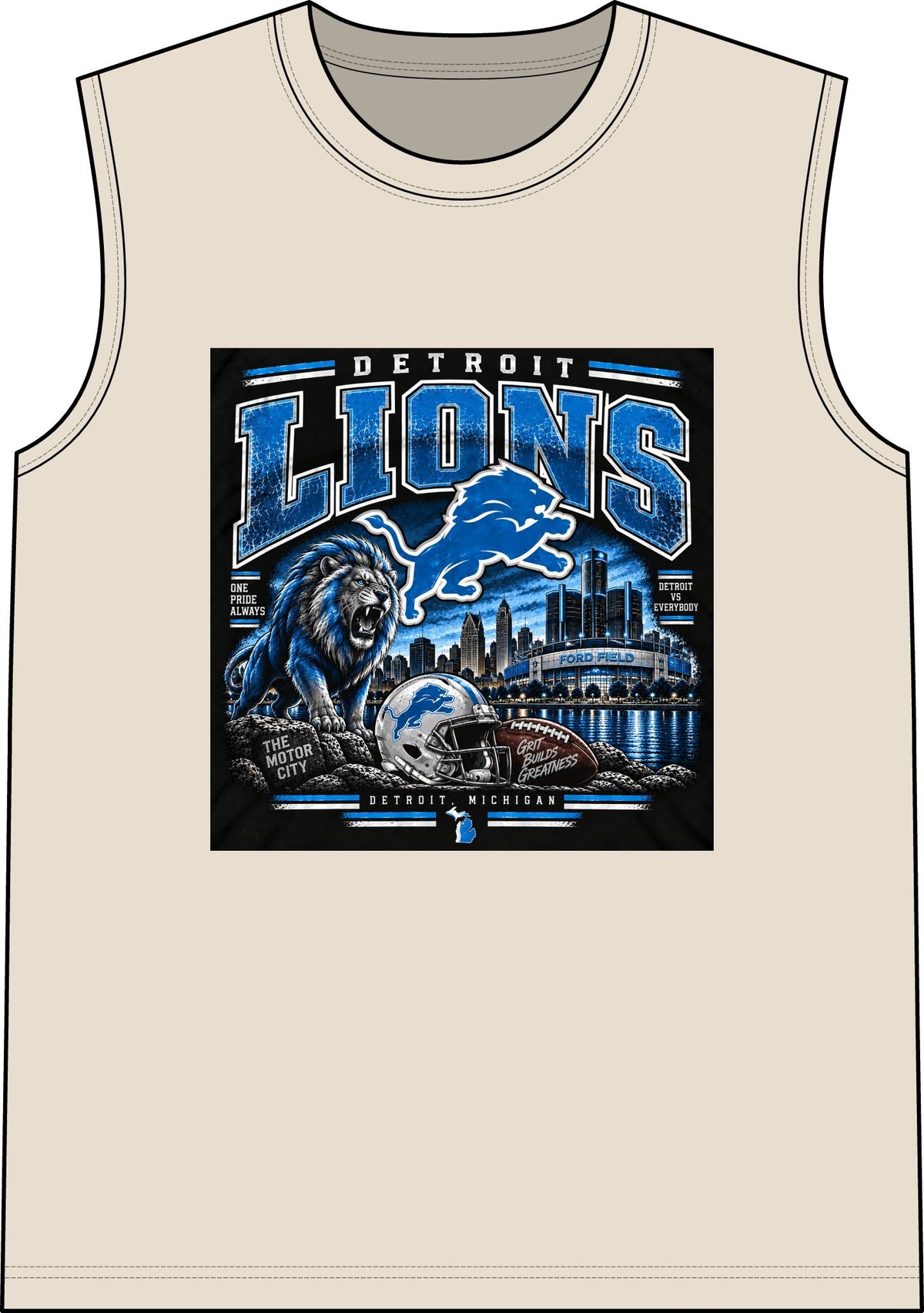 Detroit Lions Grit - Classic Tank
