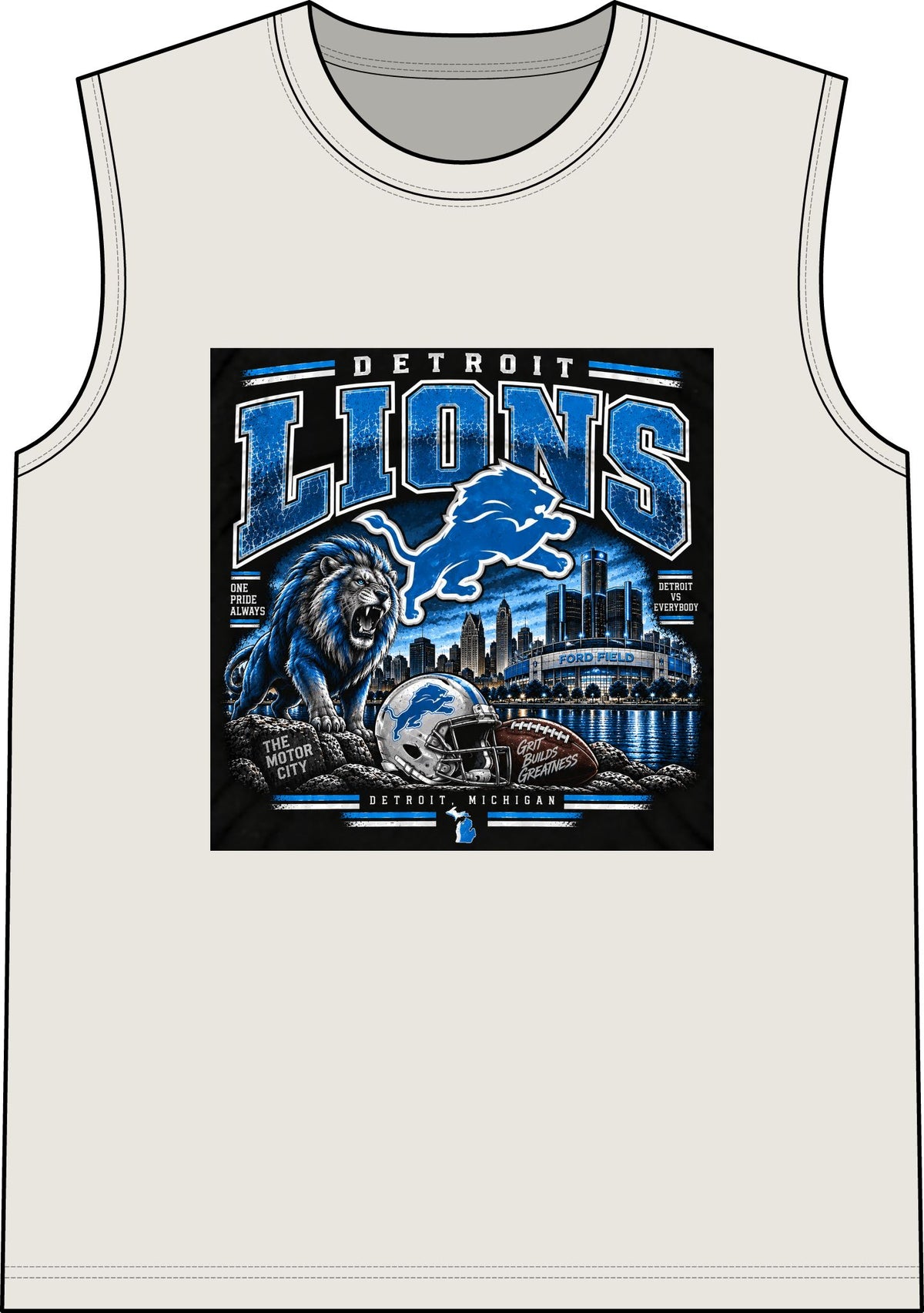 Detroit Lions Grit - Classic Tank