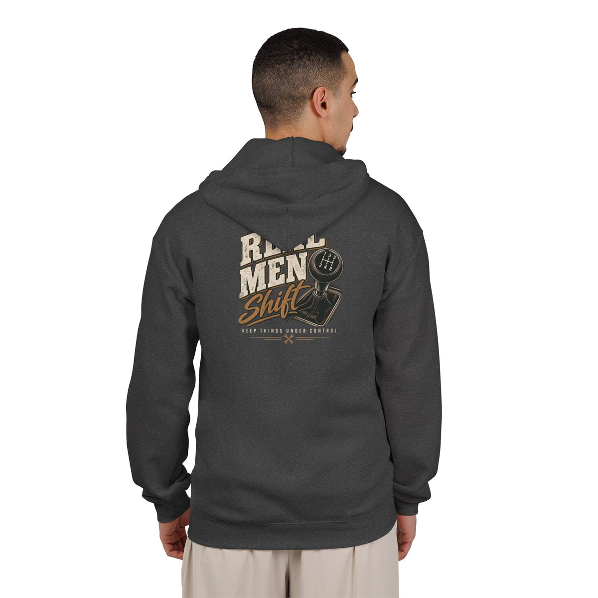 Real Men Shift - Full-Zip Hooded Sweatshirt