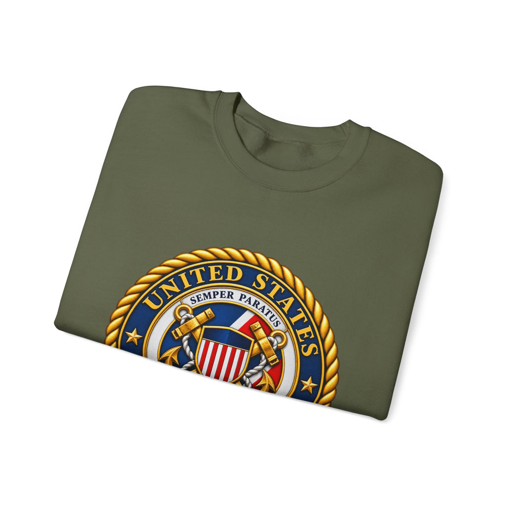 U.S. Coast Guard Emblem - Crewneck Sweatshirt