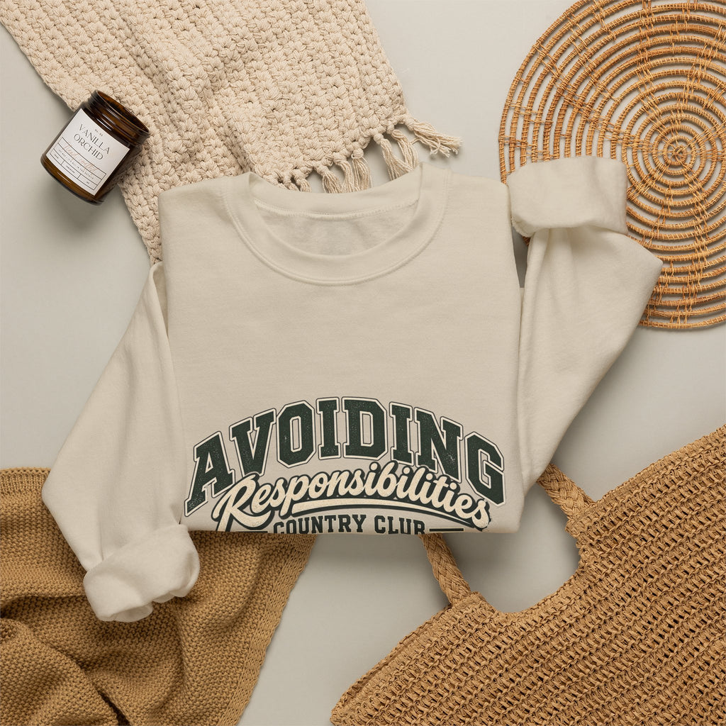 Avoiding Responsibility Country Club - Crewneck Sweatshirt
