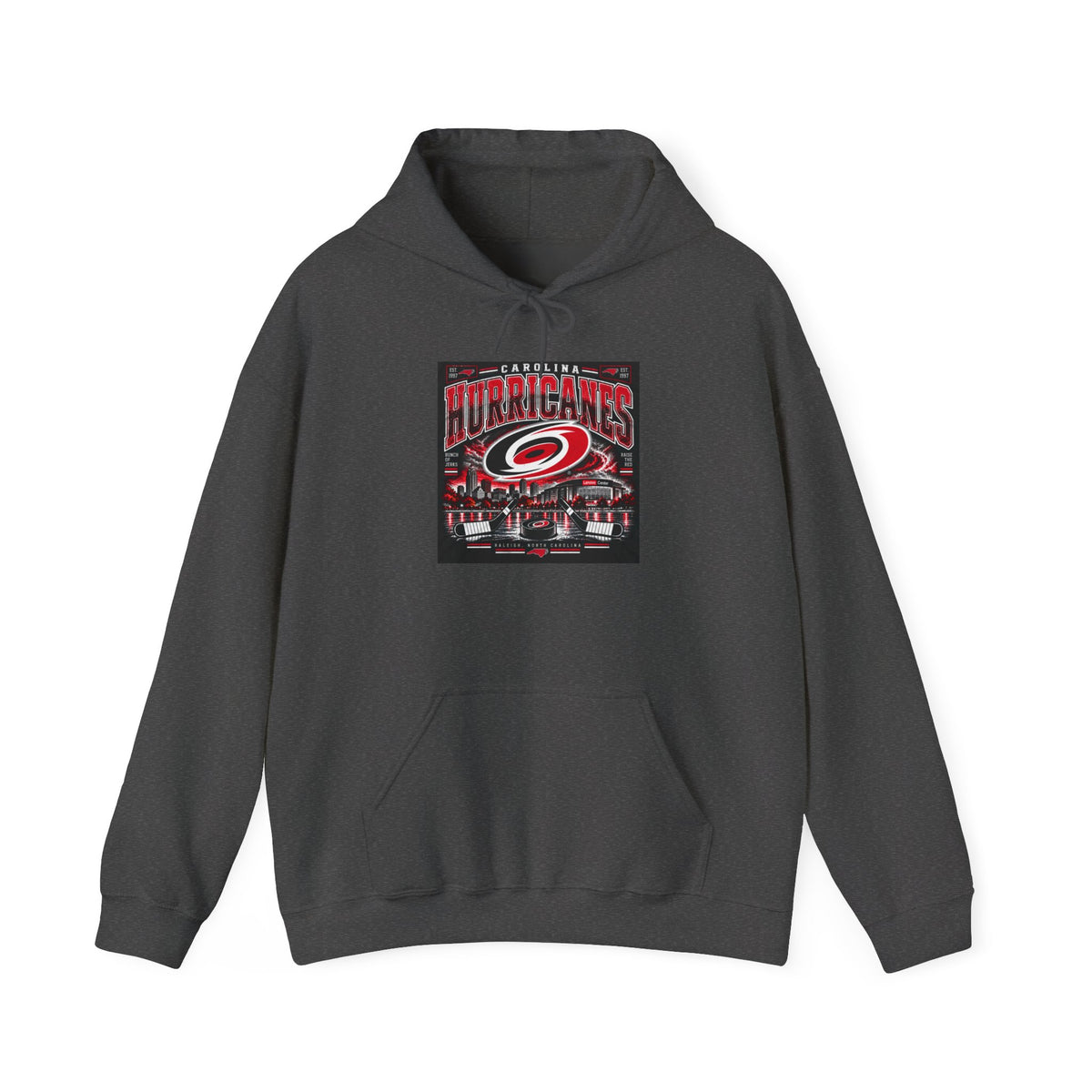 Carolina Hurricanes Skyline - Hoodie