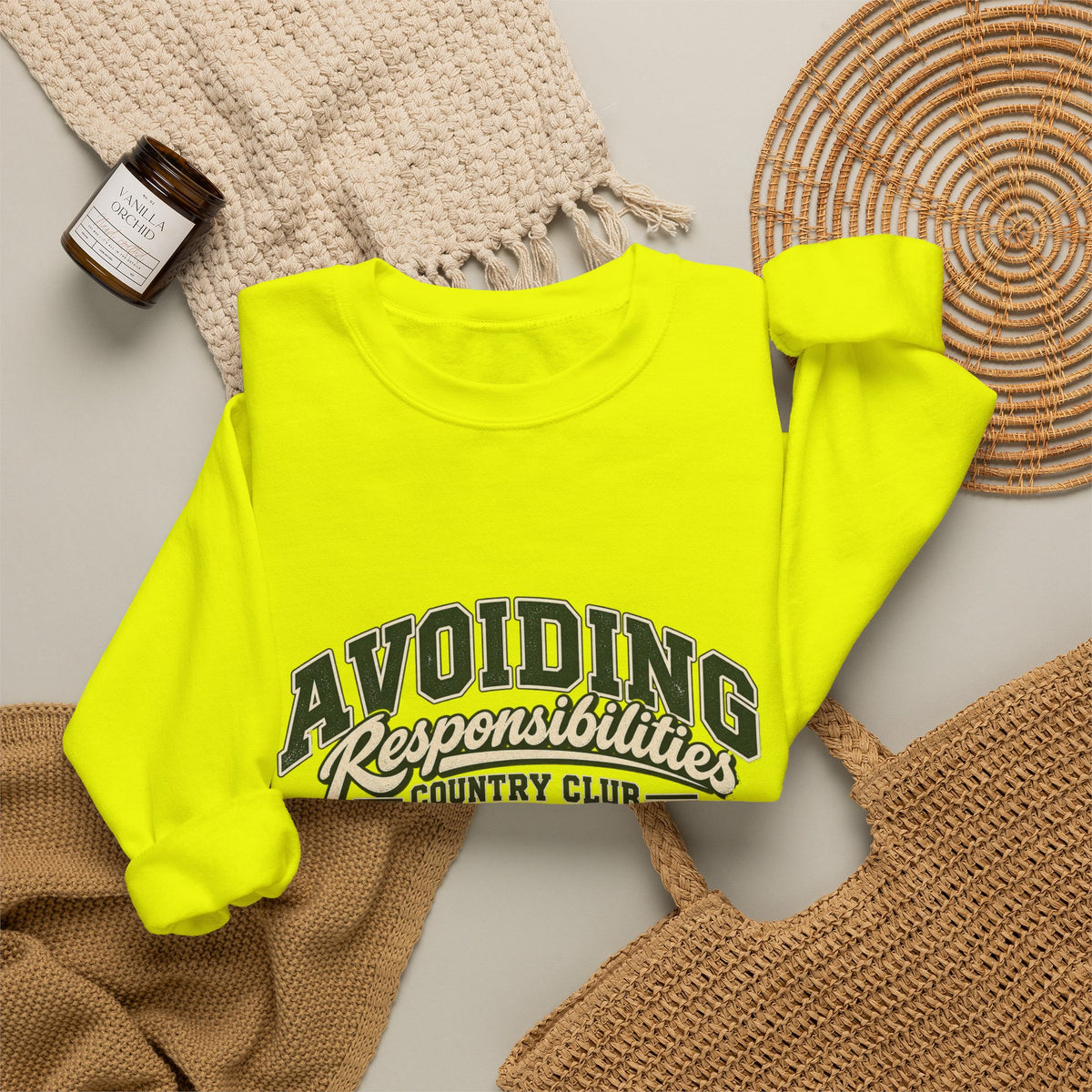 Avoiding Responsibility Country Club - Crewneck Sweatshirt
