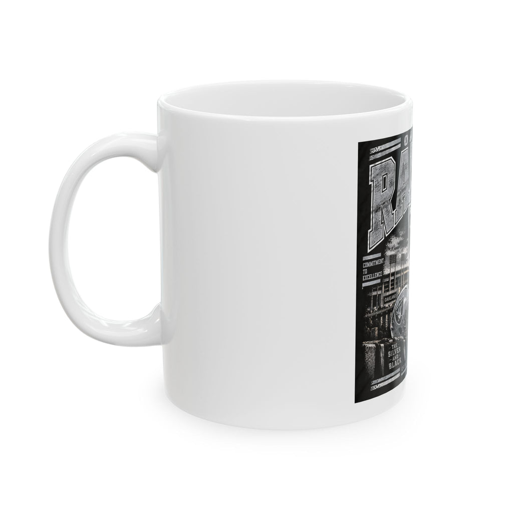 Oakland Raiders Black Heritage - Ceramic Mug 11oz and 15oz