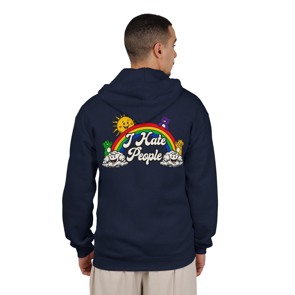 Hate People - Full-Zip Hooded Sweatshirt
