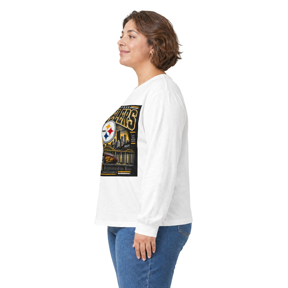Pittsburgh Steelers Steel City Pride - Unisex Ultra Cotton Long Sleeve Tee