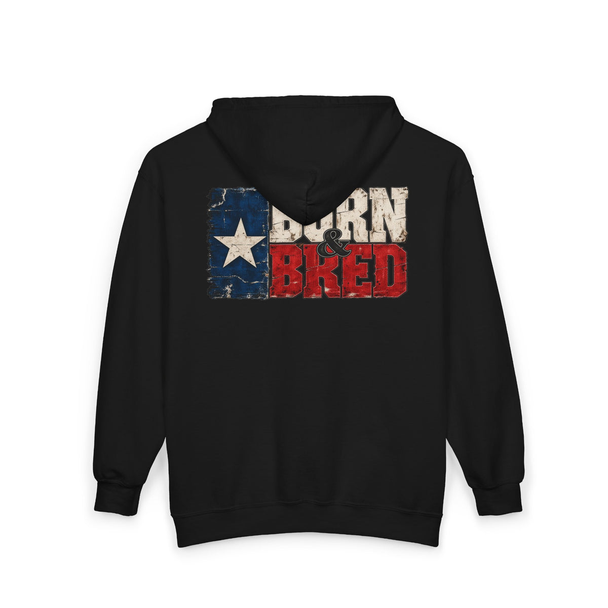 Texas Born and Bred - Full-Zip Hooded Sweatshirt