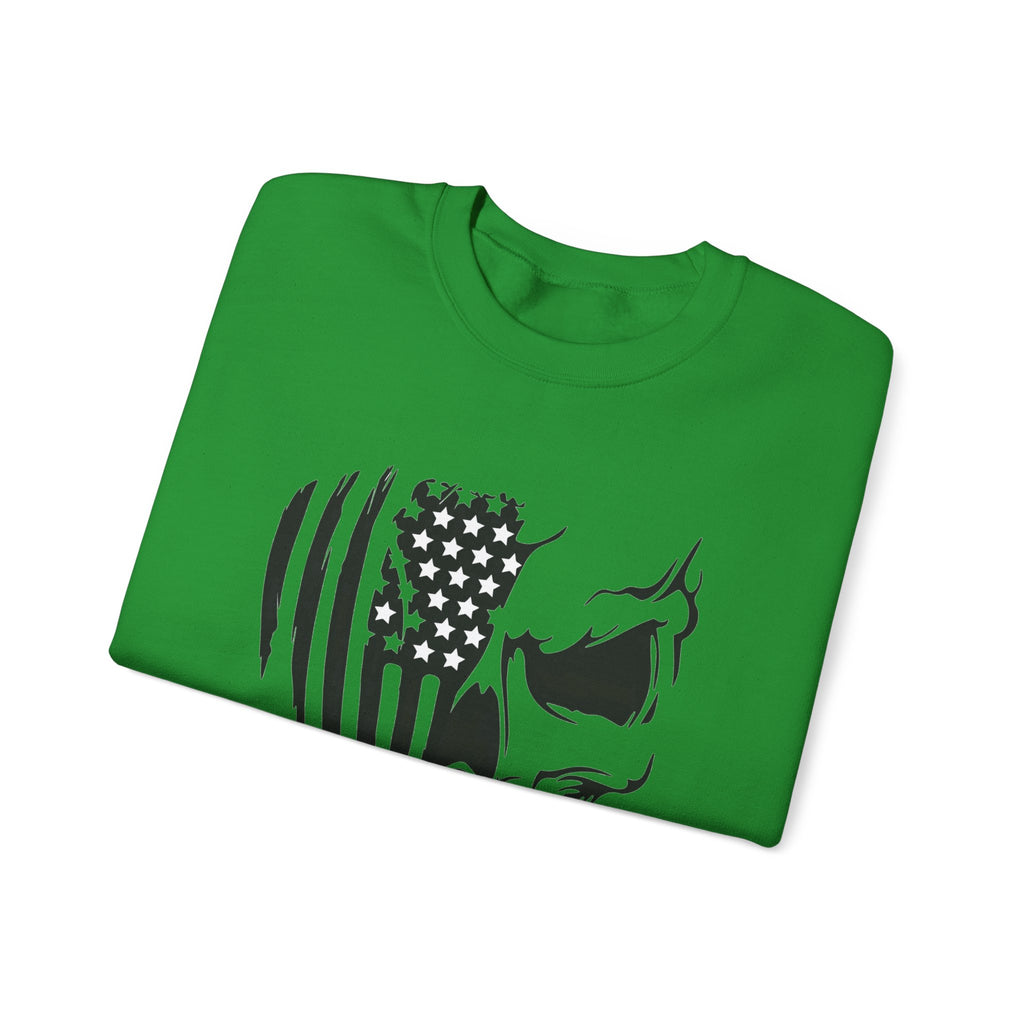Stars, Stripes & Skulls - Crewneck Sweatshirt
