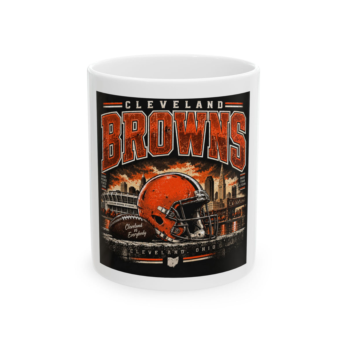 Cleveland Browns Skyline - Ceramic Mug 11oz and 15oz