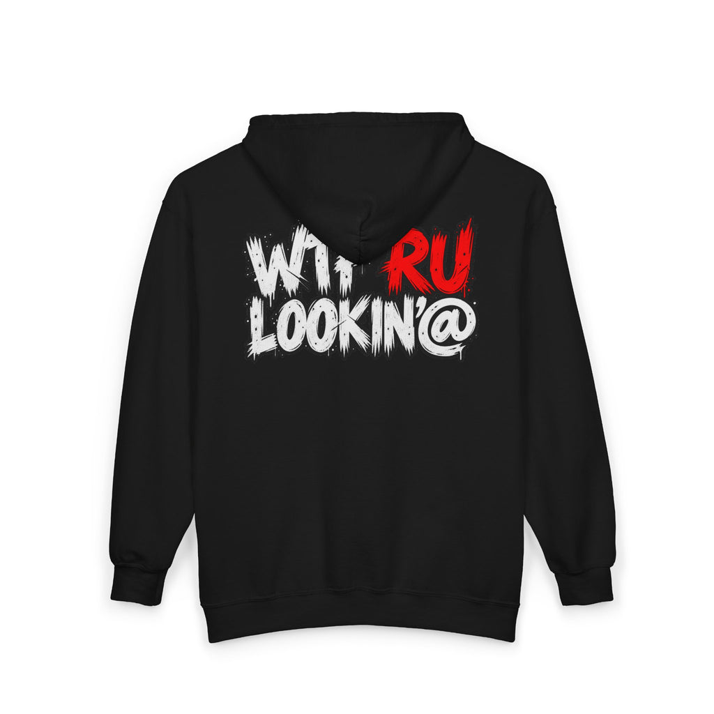 WTF RU LOOKIN AT - Full-Zip Hooded Sweatshirt