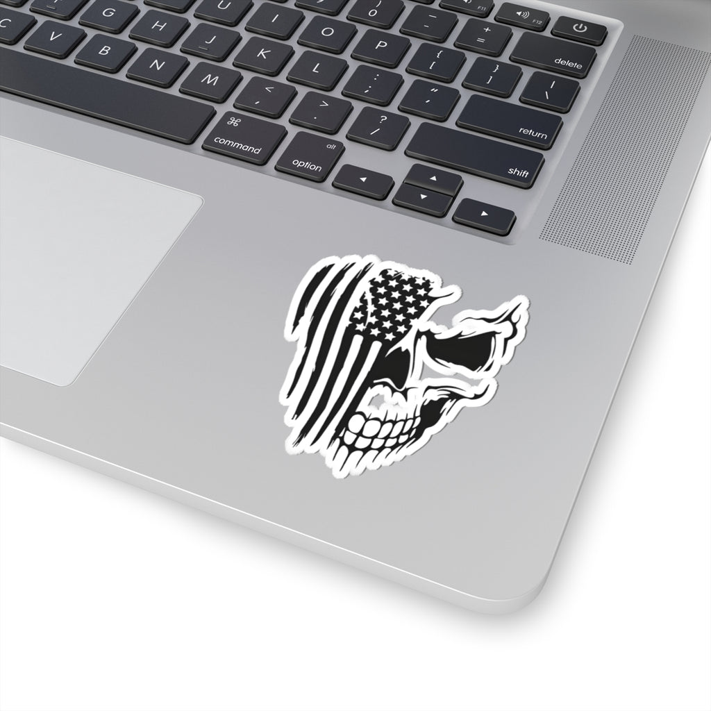 Stars, Stripes & Skulls - Kiss-Cut Sticker