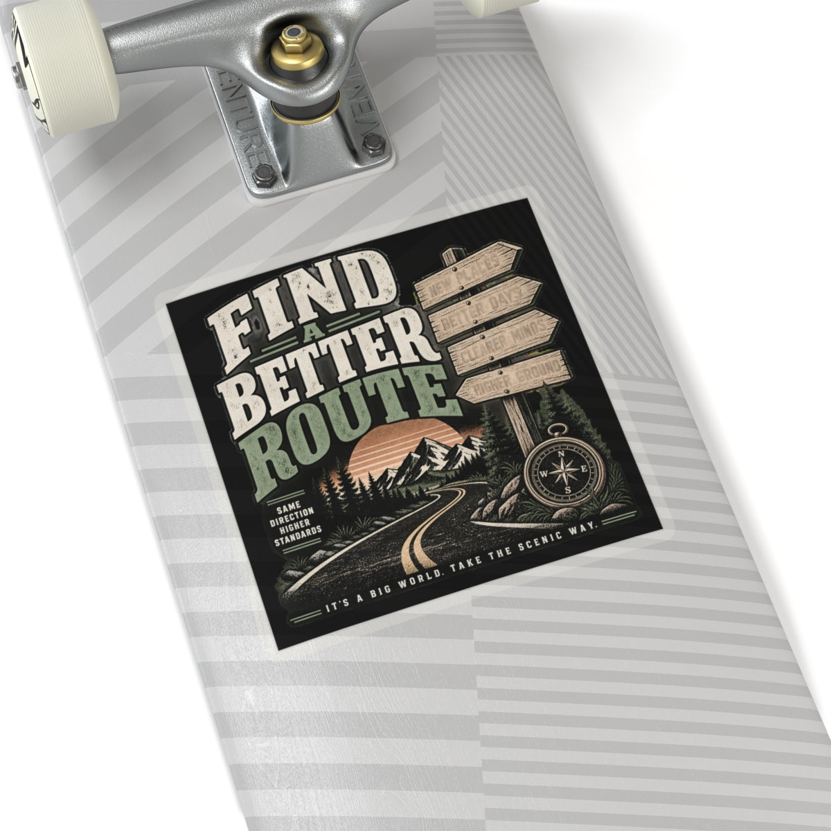 Find A Better Route - Kiss-Cut Sticker