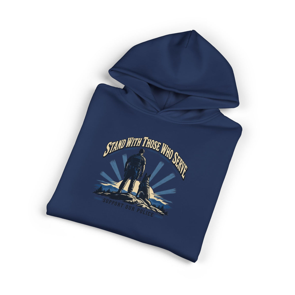 Stand With Those Who Serve Police K9 - Hoodie
